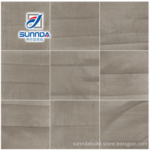 rustic non slip ceramic glazed floor tiles, rough finish porcelain inkjet 3d printing interior building material tiles